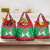 Christmas Burkina Faso Grocery Bag Snowflake Horses and Coat of Arms - Wonder Print Shop