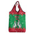 Christmas Burkina Faso Grocery Bag Snowflake Horses and Coat of Arms - Wonder Print Shop