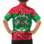 Christmas Burkina Faso Hawaiian Shirt Snowflake Horses and Coat of Arms - Wonder Print Shop