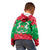 Christmas Burkina Faso Kid Hoodie Snowflake Horses and Coat of Arms - Wonder Print Shop