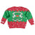 Christmas Burkina Faso Kid Ugly Christmas Sweater Snowflake Horses and Coat of Arms - Wonder Print Shop