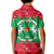 Christmas Burkina Faso Kid Polo Shirt Snowflake Horses and Coat of Arms - Wonder Print Shop