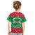 Christmas Burkina Faso Kid T Shirt Snowflake Horses and Coat of Arms - Wonder Print Shop
