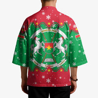 Christmas Burkina Faso Kimono Snowflake Horses and Coat of Arms - Wonder Print Shop