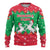 Christmas Burkina Faso Ugly Christmas Sweater Snowflake Horses and Coat of Arms - Wonder Print Shop
