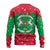 Christmas Burkina Faso Ugly Christmas Sweater Snowflake Horses and Coat of Arms - Wonder Print Shop