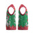 Christmas Burkina Faso Christmas Knitted V-Neck Vest Snowflake Horses and Coat of Arms - Wonder Print Shop