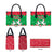 Christmas Burkina Faso Leather Bag Snowflake Horses and Coat of Arms - Wonder Print Shop