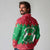 Christmas Burkina Faso Long Sleeve Polo Shirt Snowflake Horses and Coat of Arms - Wonder Print Shop
