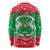 Christmas Burkina Faso Long Sleeve Shirt Snowflake Horses and Coat of Arms - Wonder Print Shop
