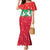 Christmas Burkina Faso Mermaid Dress Snowflake Horses and Coat of Arms - Wonder Print Shop