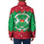 Christmas Burkina Faso Padded Jacket Snowflake Horses and Coat of Arms - Wonder Print Shop