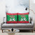 Christmas Burkina Faso Pillow Cover Snowflake Horses and Coat of Arms - Wonder Print Shop