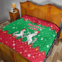 Christmas Burkina Faso Quilt Snowflake Horses and Coat of Arms - Wonder Print Shop