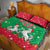 Christmas Burkina Faso Quilt Bed Set Snowflake Horses and Coat of Arms - Wonder Print Shop