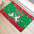 Christmas Burkina Faso Rubber Doormat Snowflake Horses and Coat of Arms - Wonder Print Shop