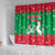 Christmas Burkina Faso Shower Curtain Snowflake Horses and Coat of Arms - Wonder Print Shop