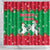 Christmas Burkina Faso Shower Curtain Snowflake Horses and Coat of Arms - Wonder Print Shop