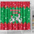 Christmas Burkina Faso Shower Curtain Snowflake Horses and Coat of Arms - Wonder Print Shop