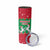 Christmas Burkina Faso Skinny Tumbler Snowflake Horses and Coat of Arms - Wonder Print Shop