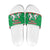 Christmas Burkina Faso Slide Sandals Snowflake Horses and Coat of Arms - Wonder Print Shop