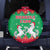 Christmas Burkina Faso Spare Tire Cover Snowflake Horses and Coat of Arms - Wonder Print Shop