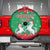 Christmas Burkina Faso Spare Tire Cover Snowflake Horses and Coat of Arms - Wonder Print Shop