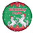 Christmas Burkina Faso Spare Tire Cover Snowflake Horses and Coat of Arms - Wonder Print Shop