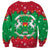 Christmas Burkina Faso Sweatshirt Snowflake Horses and Coat of Arms - Wonder Print Shop