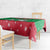 Christmas Burkina Faso Tablecloth Snowflake Horses and Coat of Arms - Wonder Print Shop