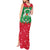 Christmas Burkina Faso Tank Maxi Dress Snowflake Horses and Coat of Arms - Wonder Print Shop