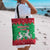 Christmas Burkina Faso Tote Bag Snowflake Horses and Coat of Arms - Wonder Print Shop