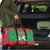Christmas Burkina Faso Travel Bag Snowflake Horses and Coat of Arms - Wonder Print Shop