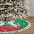 Christmas Burkina Faso Tree Skirt Snowflake Horses and Coat of Arms - Wonder Print Shop