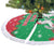 Christmas Burkina Faso Tree Skirt Snowflake Horses and Coat of Arms - Wonder Print Shop