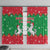 Christmas Burkina Faso Window Curtain Snowflake Horses and Coat of Arms - Wonder Print Shop