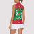 Christmas Burkina Faso Women Sleeveless Polo Shirt Snowflake Horses and Coat of Arms - Wonder Print Shop