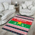 Christmas Burkina Faso Area Rug Reindeer Star Design - Wonder Print Shop