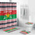 Christmas Burkina Faso Bathroom Set Reindeer Star Design - Wonder Print Shop