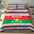 Christmas Burkina Faso Bedding Set Reindeer Star Design - Wonder Print Shop