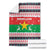 Christmas Burkina Faso Blanket Reindeer Star Design - Wonder Print Shop