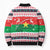 Christmas Burkina Faso Bomber Puffer Jacket Reindeer Star Design - Wonder Print Shop