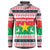 Christmas Burkina Faso Button Sweatshirt Reindeer Star Design - Wonder Print Shop