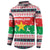 Christmas Burkina Faso Button Sweatshirt Reindeer Star Design - Wonder Print Shop