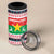 Christmas Burkina Faso 4 in 1 Can Cooler Tumbler Reindeer Star Design - Wonder Print Shop
