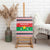 Christmas Burkina Faso Canvas Wall Art Reindeer Star Design - Wonder Print Shop
