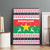 Christmas Burkina Faso Canvas Wall Art Reindeer Star Design - Wonder Print Shop