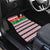Christmas Burkina Faso Car Mats Reindeer Star Design - Wonder Print Shop