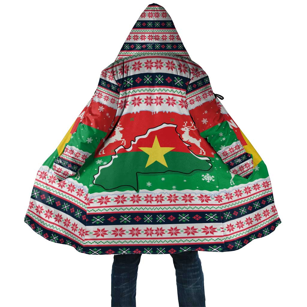 Christmas Burkina Faso Cloak Reindeer Star Design - Wonder Print Shop
