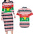 Christmas Burkina Faso Couples Matching Long Sleeve Bodycon Dress and Hawaiian Shirt Reindeer Star Design - Wonder Print Shop